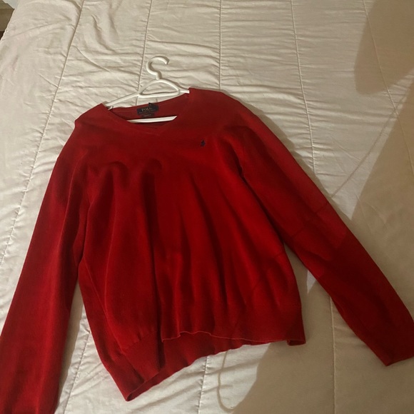 Ralph Lauren Pima Cotton V-Neck Sweater - Picture 4 of 7